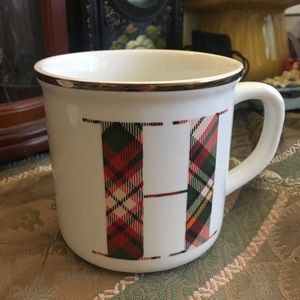 Plaid H Mug
